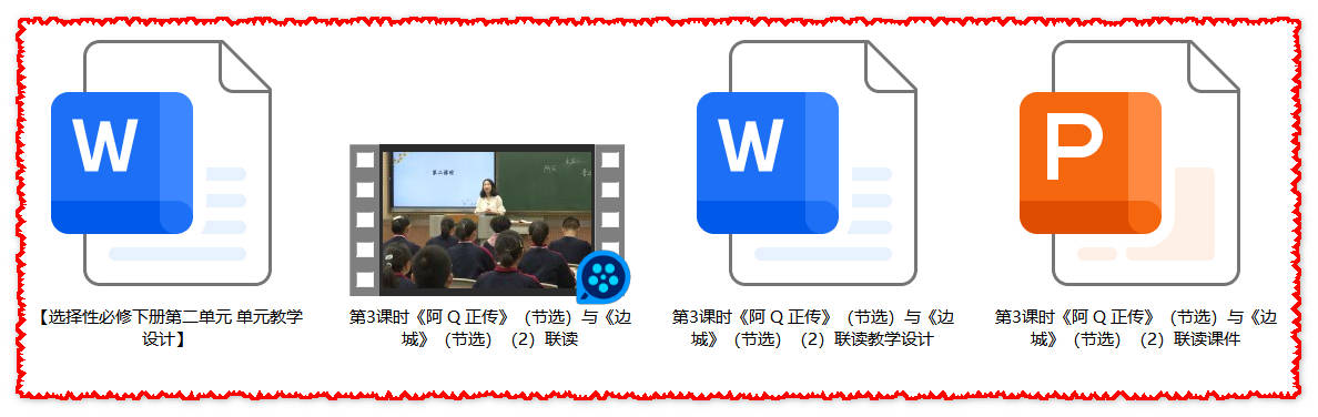 【下载】高中语文《阿 Q 正传》《边城》联读第2课时 课堂实录+课件+教案【龙文伟】