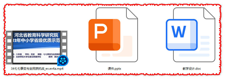 【下载】八年级历史《七七事变与全民族抗战》课堂实录+课件+教案【顾冰洁】