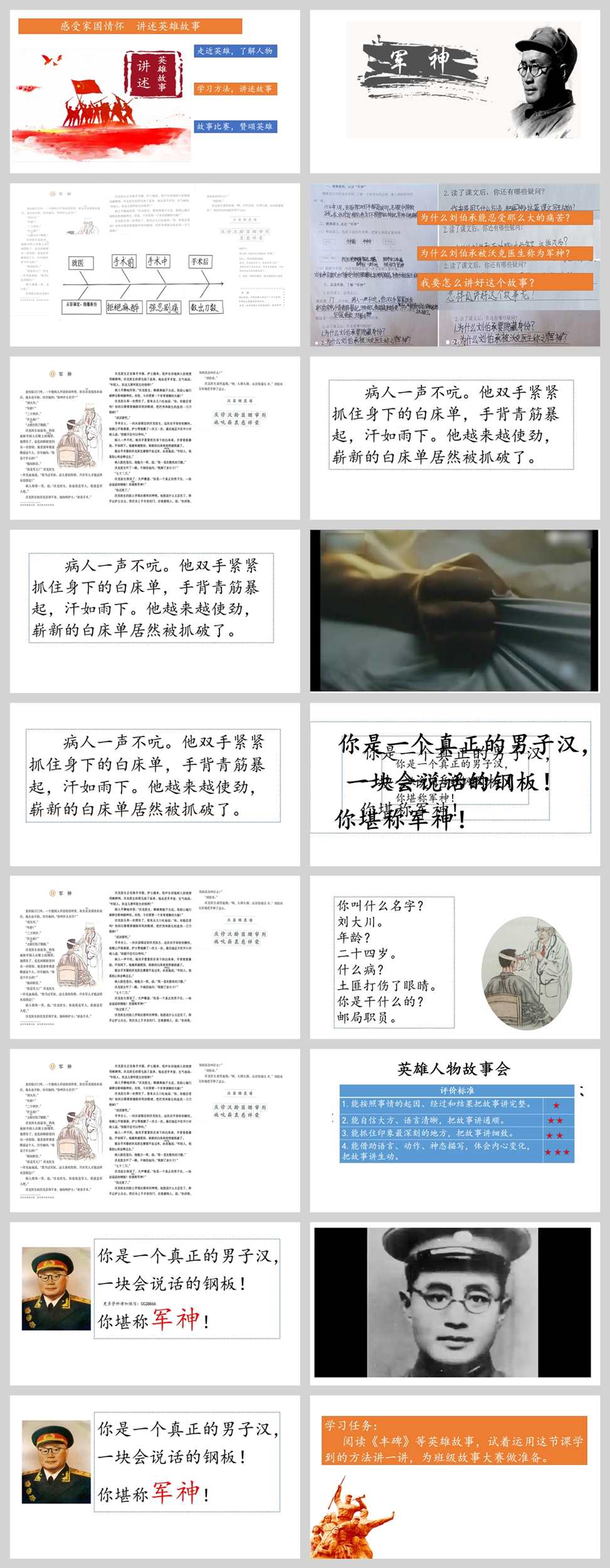 【下载】五年级语文《军神》 课堂实录+ppt课件+教案【尹延红】