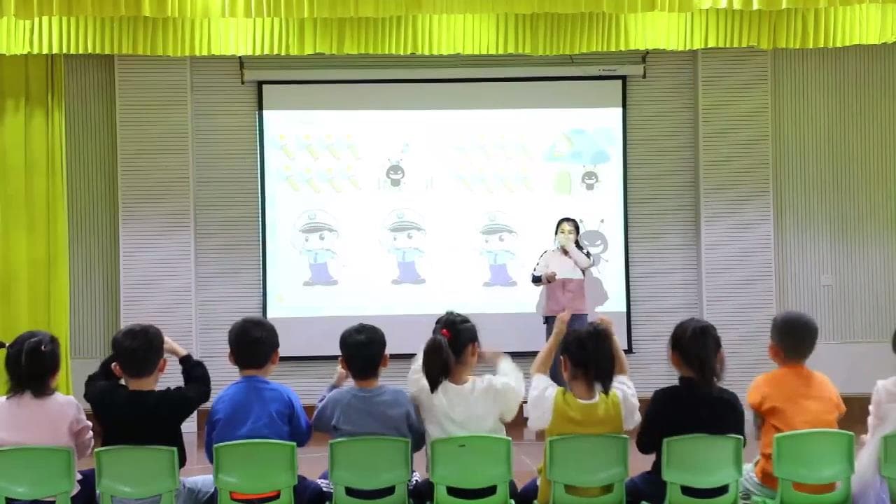 大班音乐《大战蛀牙虫》版本1视频实录+教案+反思+ppt课件+音乐