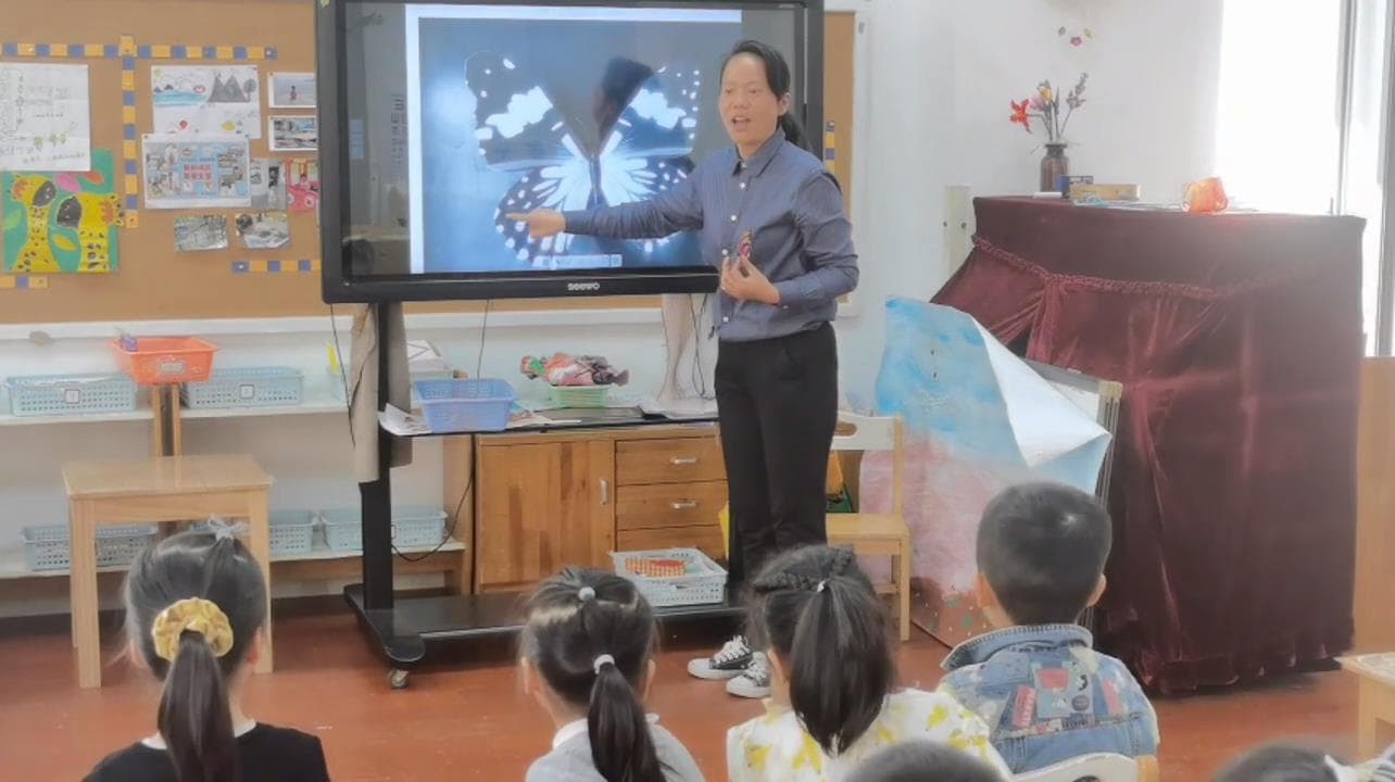 大班美术《美丽的蝴蝶》视频-课件-教案