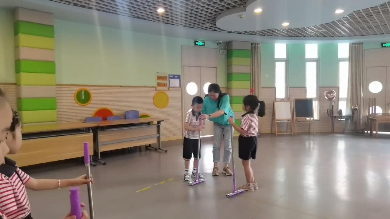 大班体育《不倒森林》 视频+教案