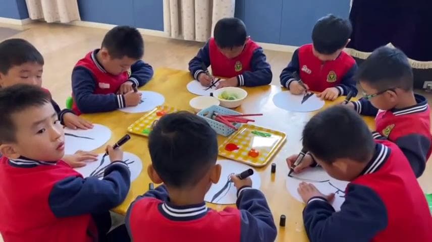大班美术《秋柿》视频+教案+课件+音乐
